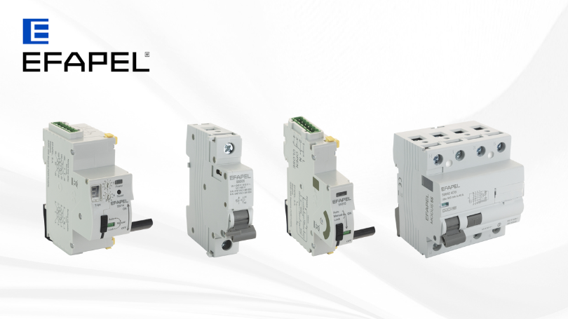 A EFAPEL reforçou a sua solução de aparelhagem modular para Quadros Elétricos